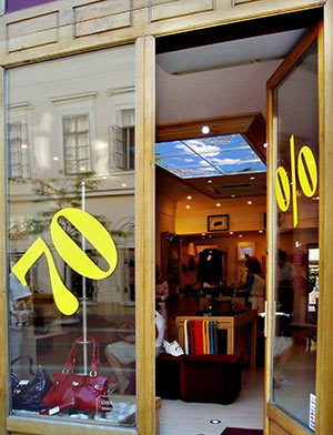 Magasin de chaussures