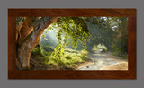 Photo Mural 8fkL_64x34_rustic_walnut